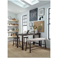 Kirkland's Home Wood Rectangular Dining Counter Table- Dining Tables