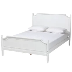Kirkland's Home Wood Scalloped Queen Bed Frame- Beds & Headboards