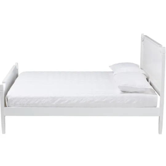 Kirkland's Home Wood Scalloped Queen Bed Frame- Beds & Headboards