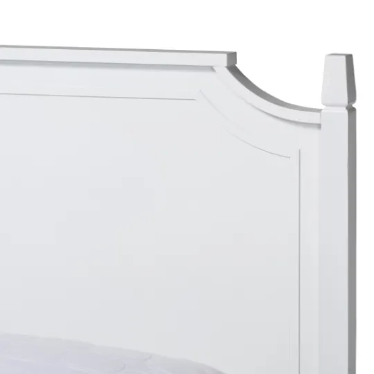 Kirkland's Home Wood Scalloped Queen Bed Frame- Beds & Headboards