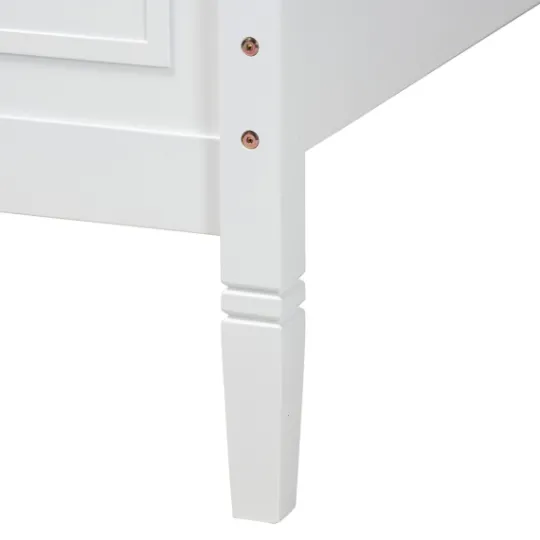 Kirkland's Home Wood Scalloped Queen Bed Frame- Beds & Headboards