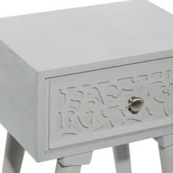 Kirkland's Home Wood Scroll Drawer Accent Table- Accent & End Tables