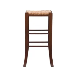 Kirkland's Home Wood Seagrass Backless 2-Pc. Bar Stool Set- Bar Stools & Counter Height Stools