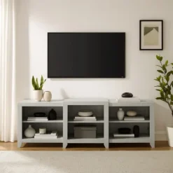Kirkland's Home Wood 6-Shelf Media Cabinet- Tv Stands & Media Consoles
