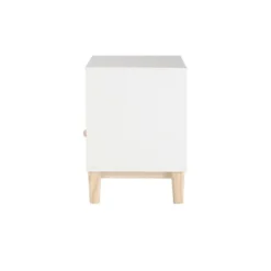 Kirkland's Home Wood Single Drawer Footed Nightstand- Nightstands