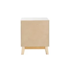 Kirkland's Home Wood Single Drawer Footed Nightstand- Nightstands