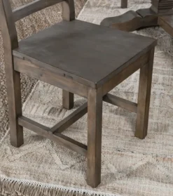 Kirkland's Home Wood Slatted Back Dining Chair- Dining Chairs