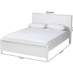 Kirkland's Home Wood Slatted Queen Bed Frame- Beds & Headboards