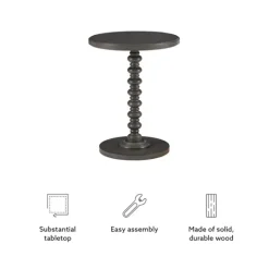 Kirkland's Home Wood Spindle Side Table- Accent & End Tables