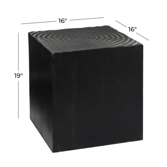 Kirkland's Home Wood Square Accent Table- Accent & End Tables