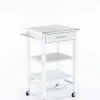 Kirkland's Home Wood 2-Tier Kitchen Cart- Kitchen Islands & Bar Carts