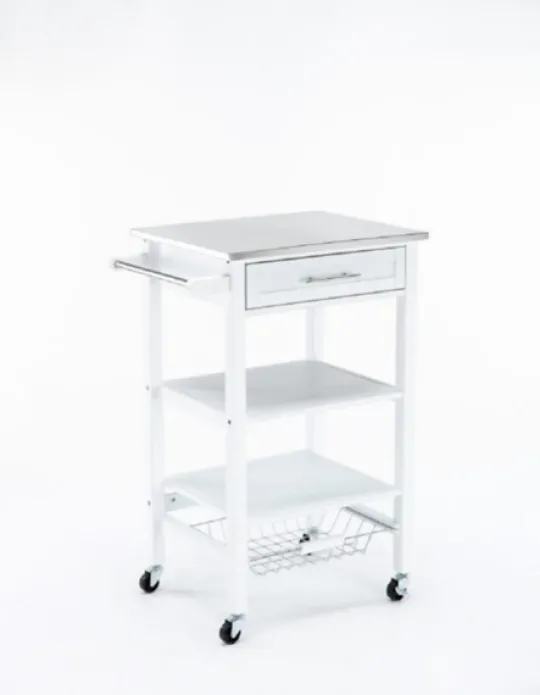 Kirkland's Home Wood 2-Tier Kitchen Cart- Kitchen Islands & Bar Carts