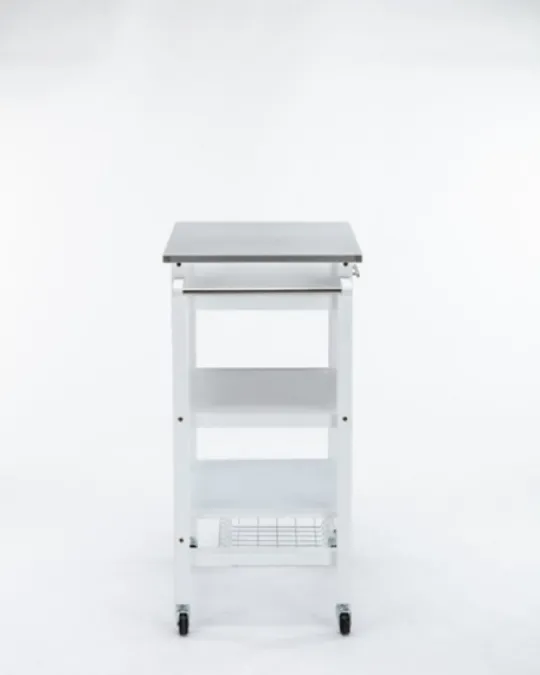 Kirkland's Home Wood 2-Tier Kitchen Cart- Kitchen Islands & Bar Carts
