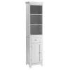 Kirkland's Home Wood 3-Tier Tower Cabinet- Bathroom Furniture