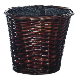 Kirkland's Home Wood Trunk Ficus Bush In Rattan Basket- Trees & Topiaries