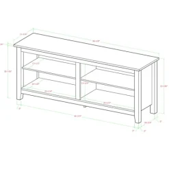 Kirkland's Home Wood Tv Stand, 58 In.- Tv Stands & Media Consoles