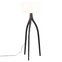 Kirkland's Home Wood Wishbone Floor Lamp- Floor Lamps