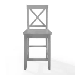 Kirkland's Home Wood X-Back Counter Stools, Set Of 2- Bar Stools & Counter Height Stools