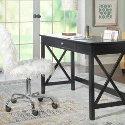 Kirkland's Home Wood X-Sides Desk- Office Furniture