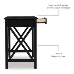 Kirkland's Home Wood X-Sides Desk- Office Furniture