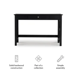 Kirkland's Home Wood X-Sides Desk- Office Furniture