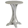 Kirkland's Home Wooden Arched Base Round Top Accent Table- Accent & End Tables