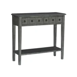 Kirkland's Home Wooden Console Table With Double Drawers- Console Tables