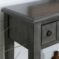 Kirkland's Home Wooden Console Table With Double Drawers- Console Tables