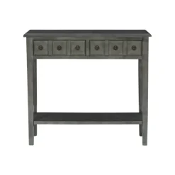 Kirkland's Home Wooden Console Table With Double Drawers- Console Tables