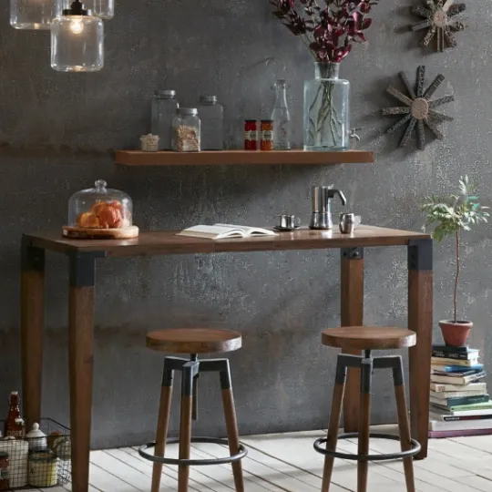 Kirkland's Home Wooden Frazier Counter Table- Dining Tables