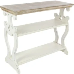 Kirkland's Home Wooden 2-Shelf Console Table- Console Tables
