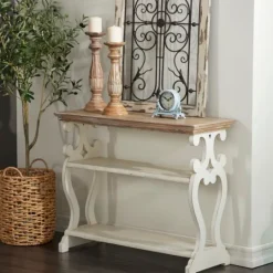 Kirkland's Home Wooden 2-Shelf Console Table- Console Tables