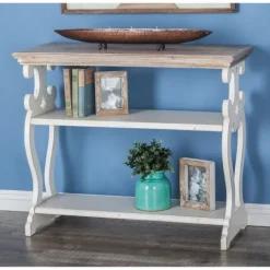 Kirkland's Home Wooden 2-Shelf Console Table- Console Tables