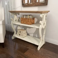 Kirkland's Home Wooden 2-Shelf Console Table- Console Tables