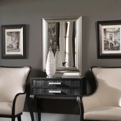 Kirkland's Home Wooden Silver Leaf Mirror- Decorative Mirrors