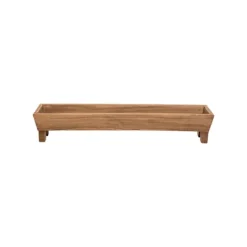 Kirkland's Home Wooden Trough Long Tray- Decorative Trays