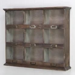 Kirkland's Home Wooden Wall Cubby- Shelves