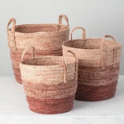 Kirkland's Home Woven Baskets, Set Of 3- Baskets & Boxes