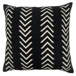 Kirkland's Home Woven Black And White Chevron Throw Pillow- Pillows