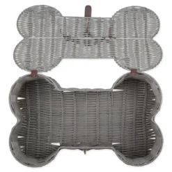 Kirkland's Home Woven Bone Shaped Basket, 17 In.- Baskets & Boxes
