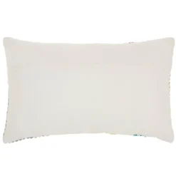 Kirkland's Home Woven Geometric Patches Lumbar Pillow- Pillows