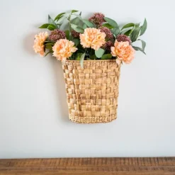 Kirkland's Home Woven Hyacinth Wall Pocket- Wall Storage