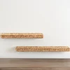 Kirkland's Home Woven Hyacinth Wall Shelves, Set Of 2- Shelves