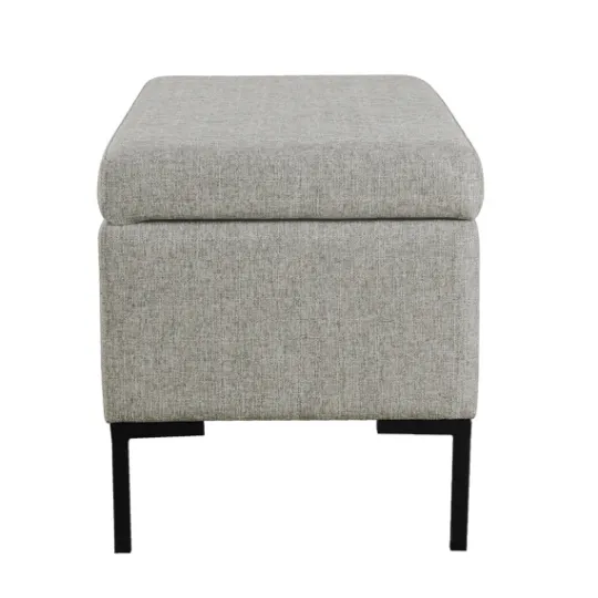 Kirkland's Home Woven Polyester Storage Bench- Benches & Ottomans
