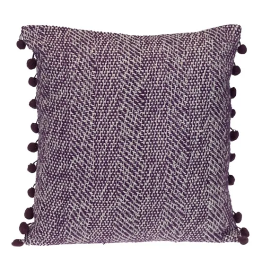 Kirkland's Home Woven Pom Pom Pillow- Pillows