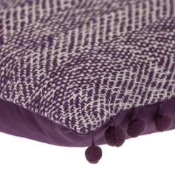 Kirkland's Home Woven Pom Pom Pillow- Pillows