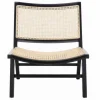 Kirkland's Home Woven Rattan Low-Slung Accent Chair- Accent Chairs