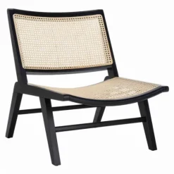 Kirkland's Home Woven Rattan Low-Slung Accent Chair- Accent Chairs
