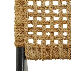 Kirkland's Home Woven Seagrass And Teakwood Accent Chair- Accent Chairs