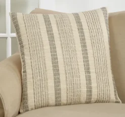 Kirkland's Home Woven Stripe Throw Pillow- Pillows